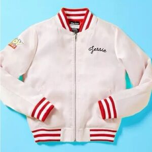 Disney Forever 21 RARE Toy Story Jessie Satin Bomber Jacket Sz 9/10